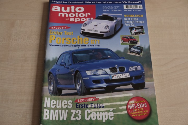 Deckblatt Auto Motor und Sport (10/1997)